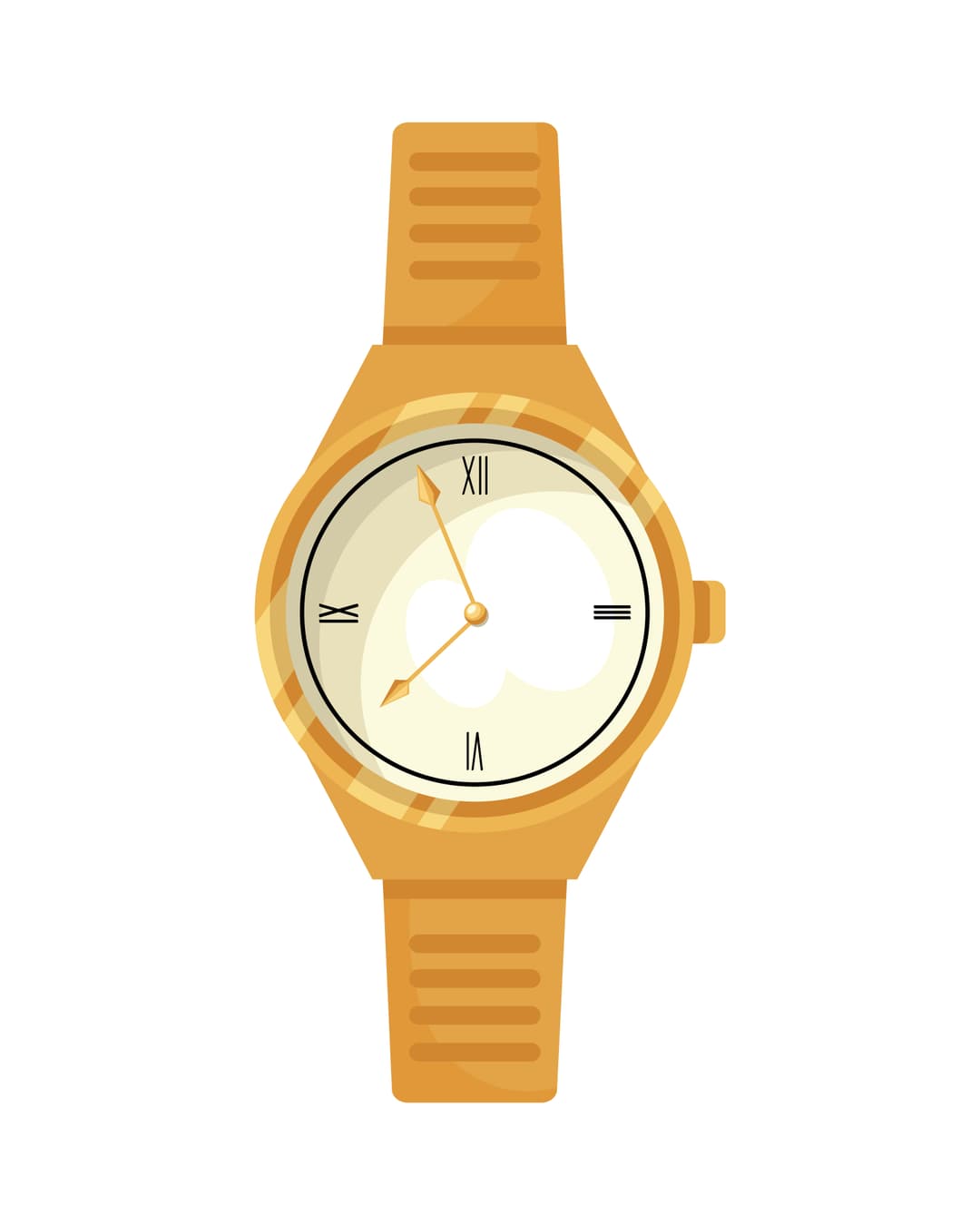 Golden Analog Watch